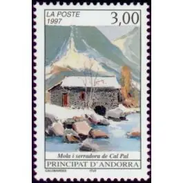 Timbre de collection Andorre Francais - 489 Haute Qualité