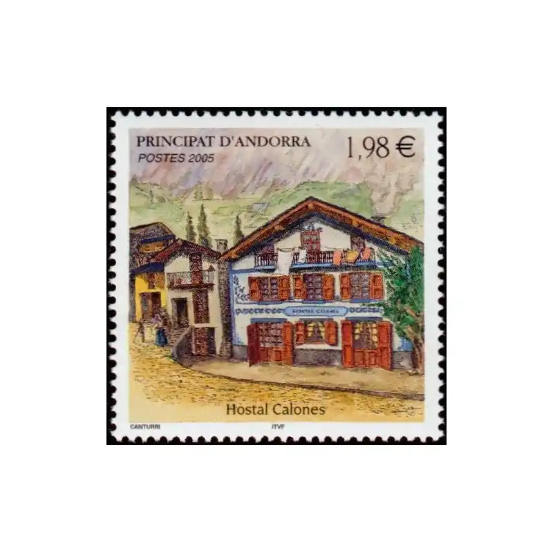 Expédié Aujourd’hui Timbre Andorre Français n°616