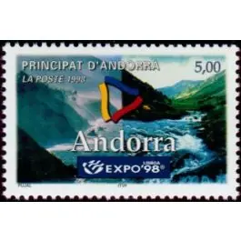 Livraison Gratuite Timbre de collection Andorre Francais - 505