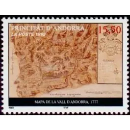 Prix Cassé Timbre de collection Andorre Francais - 509