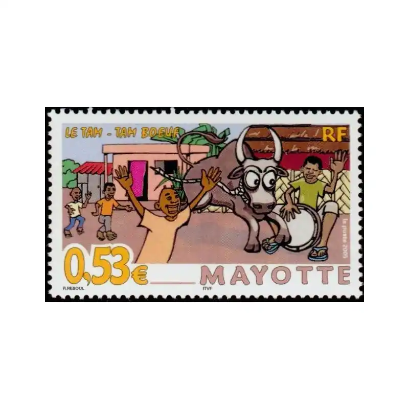 Timbre Mayotte n°181 Remise