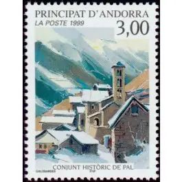 Garantie Incluse Timbre de collection Andorre Francais - 519