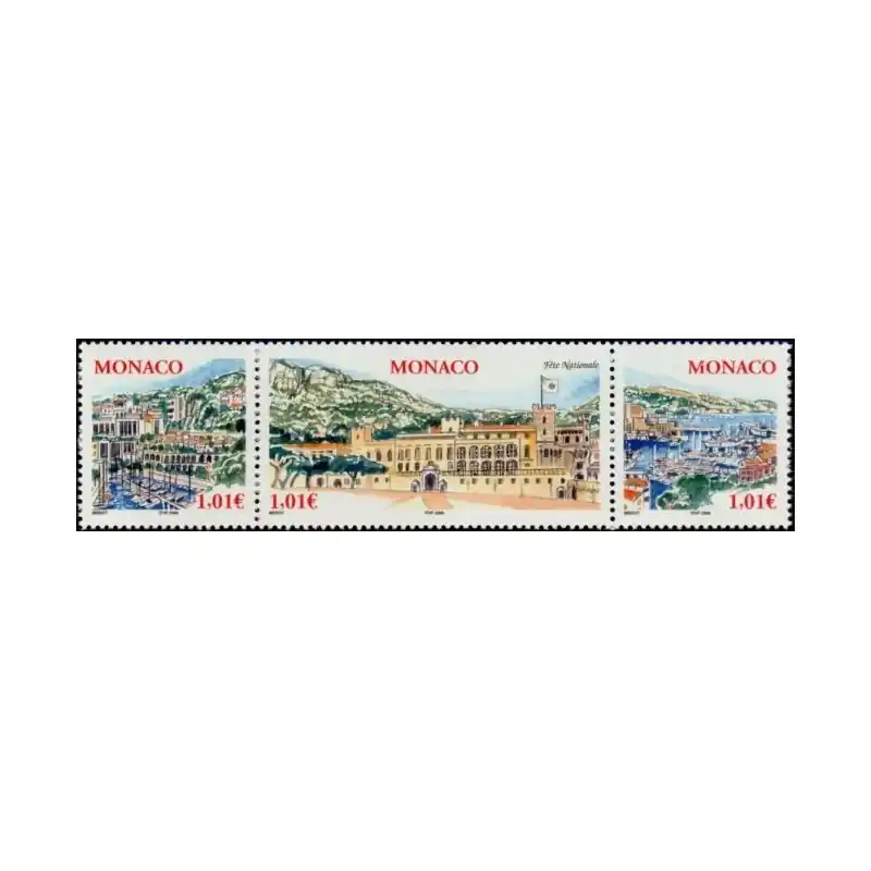Timbre Monaco n°2518 à 2520 Acheter Direct