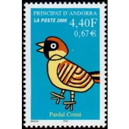 Premium Timbre de collection Andorre Francais - 533