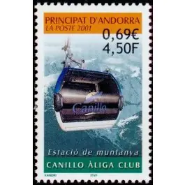 Petit Prix Timbre de collection Andorre Francais - 540