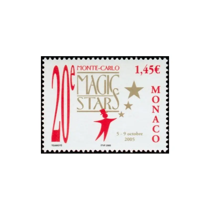 Authentique Timbre Monaco n°2503