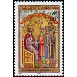 Usine Directe Timbre de collection Andorre Francais - 544