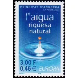 Prix Promo Timbre de collection Andorre Francais - 546