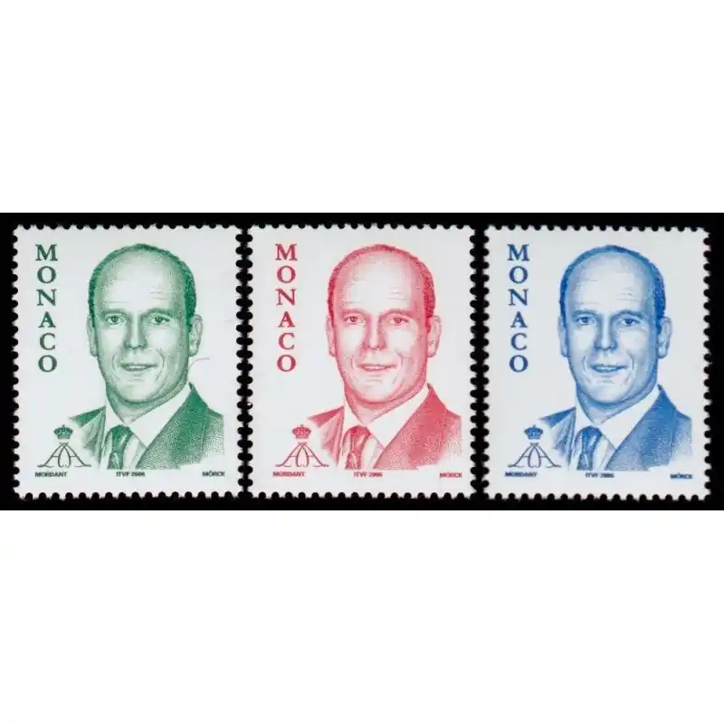 Timbre Monaco n°2515 à 2517 Réduction