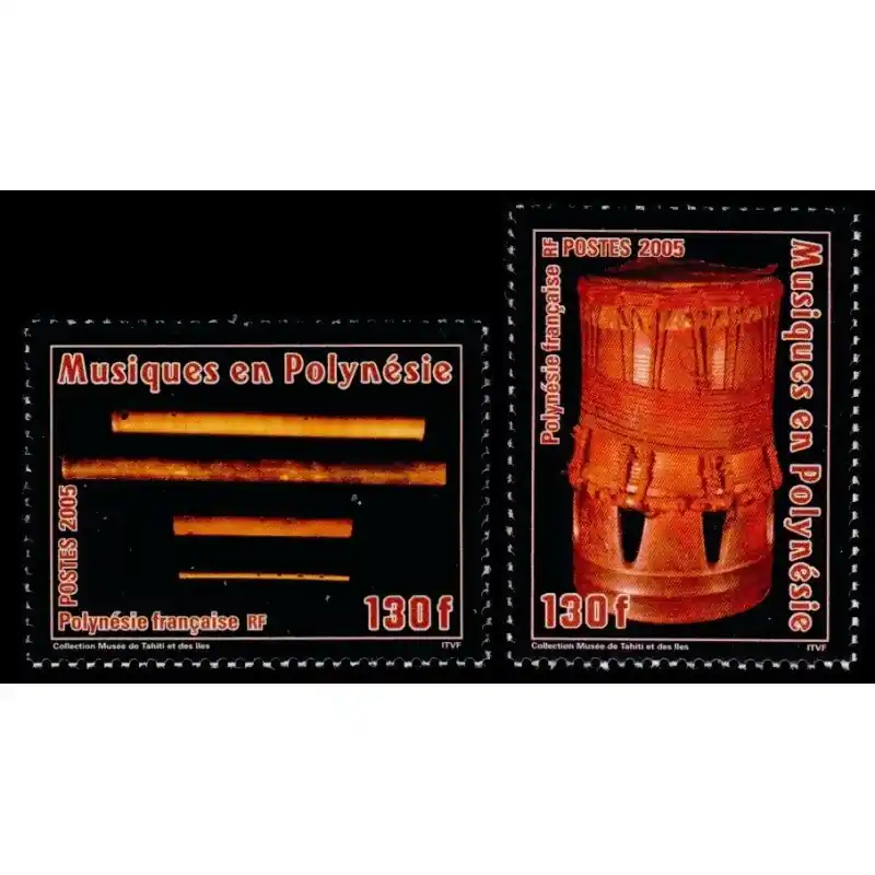 Certifié Timbre Polynésie n°752 et 753