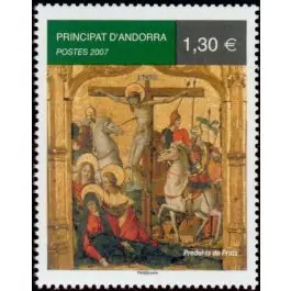 Premium Timbre de collection Andorre Francais - 637