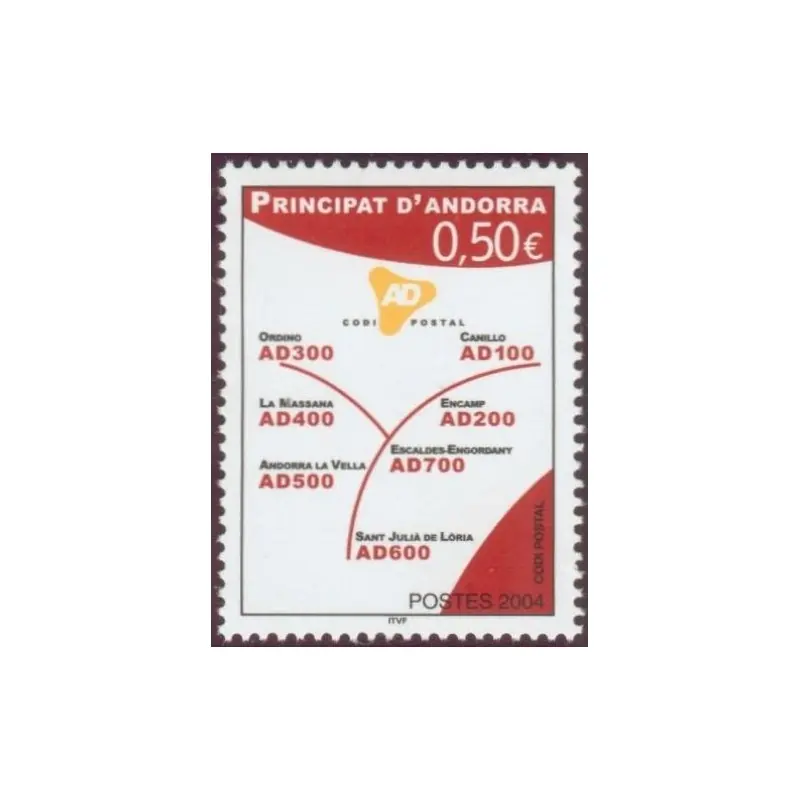 Garantie Incluse Timbre Andorre Français n°601