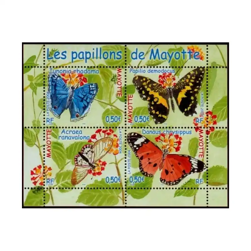 Offre Du Jour Timbre Mayotte n°154 à 157