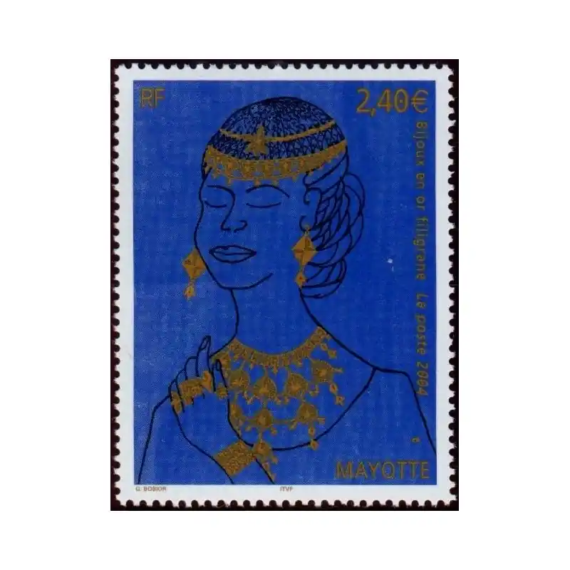Artisanat Timbre Mayotte n°163