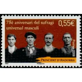 Expédition Rapide Timbre de collection Andorre Francais - 662