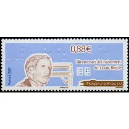 Petit Prix Timbre de collection Andorre Francais - 666