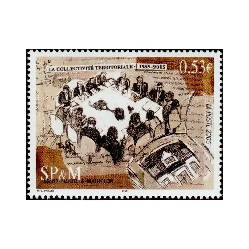 Timbre Saint-Pierre et Miquelon n°858 Certifié