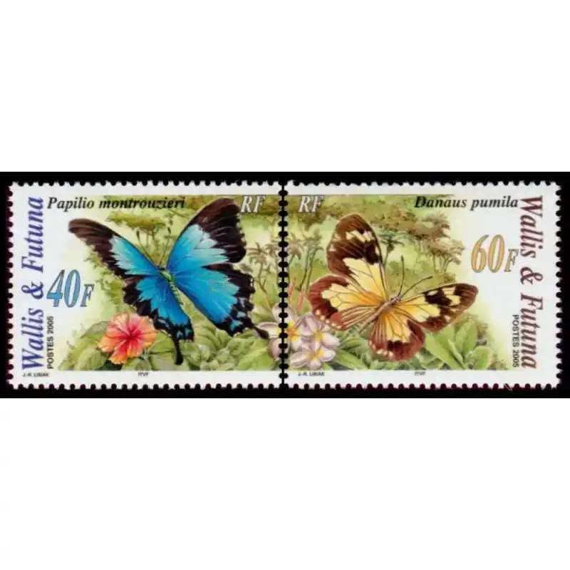 Nouveauté Timbre Wallis et Futuna n°641 et 642