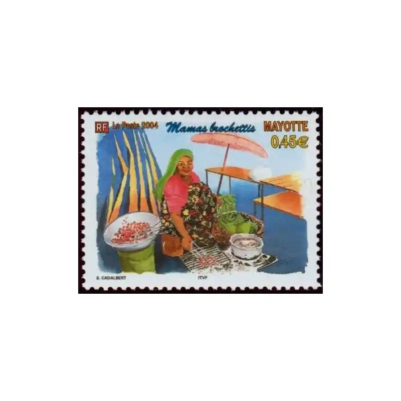 Timbre Mayotte n°168 Livraison Mondiale