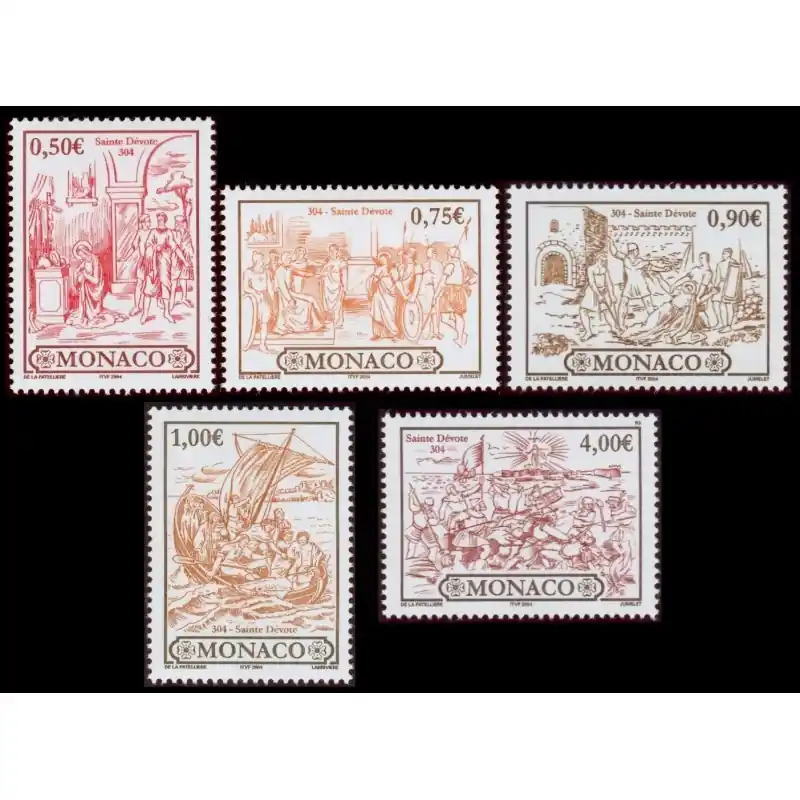 Timbre Monaco n°2418 à 2422 Commande En Gros