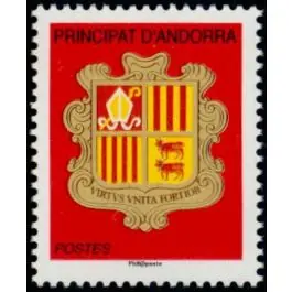 Marque Timbre de collection Andorre Francais - 701