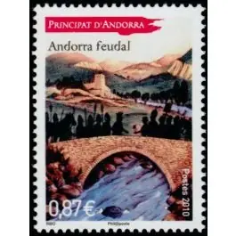 Expédition Rapide Timbre de collection Andorre Francais - 702