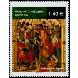 Produit De Marque Timbre de collection Andorre Francais - 706