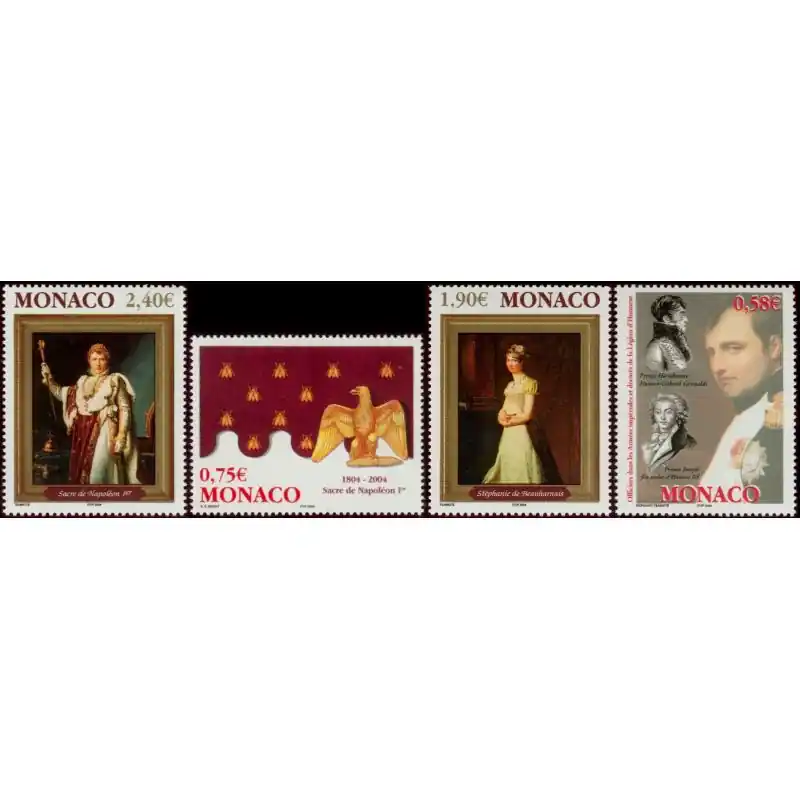 Timbres Monaco n°2442 à 2445 Commander Vite
