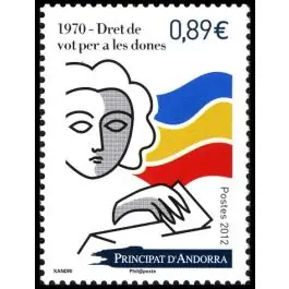 Nouvel Arrivage Timbre de collection Andorre Francais - 730