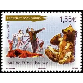 Haute Qualité Timbre de collection Andorre Francais - 735