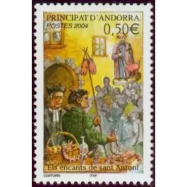 Livraison Express Timbre de collection Andorre Francais - 591