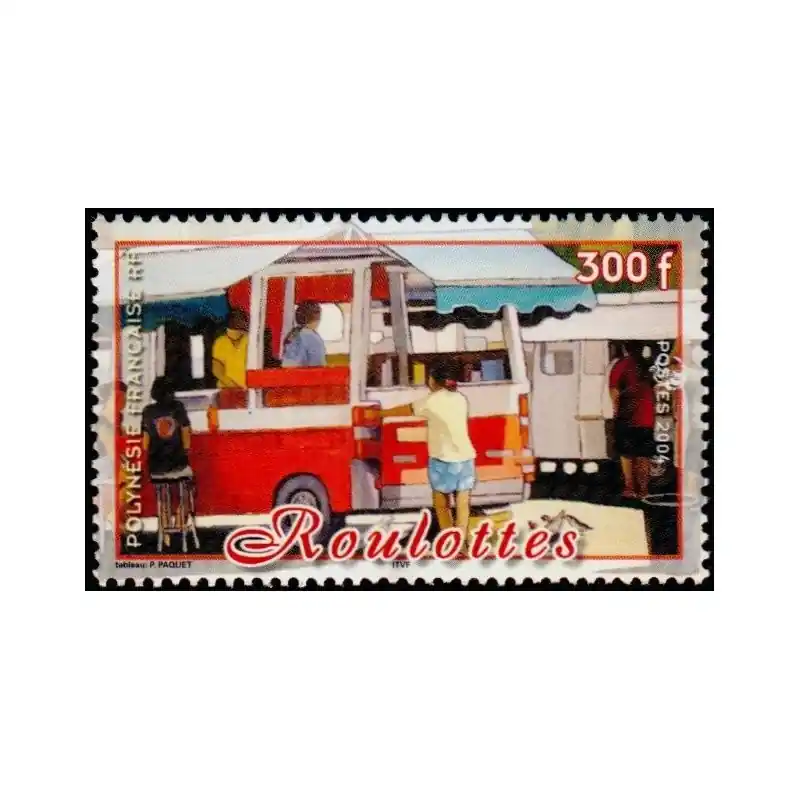 Timbre Polynésie n°712 Commander Vite