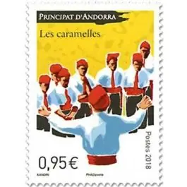 Top Vente Timbre de collection Andorre Francais - 813