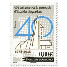 En Vogue Timbre de collection Andorre Francais - 816