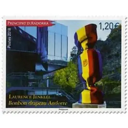 En Vogue Timbre de collection Andorre Francais - 819