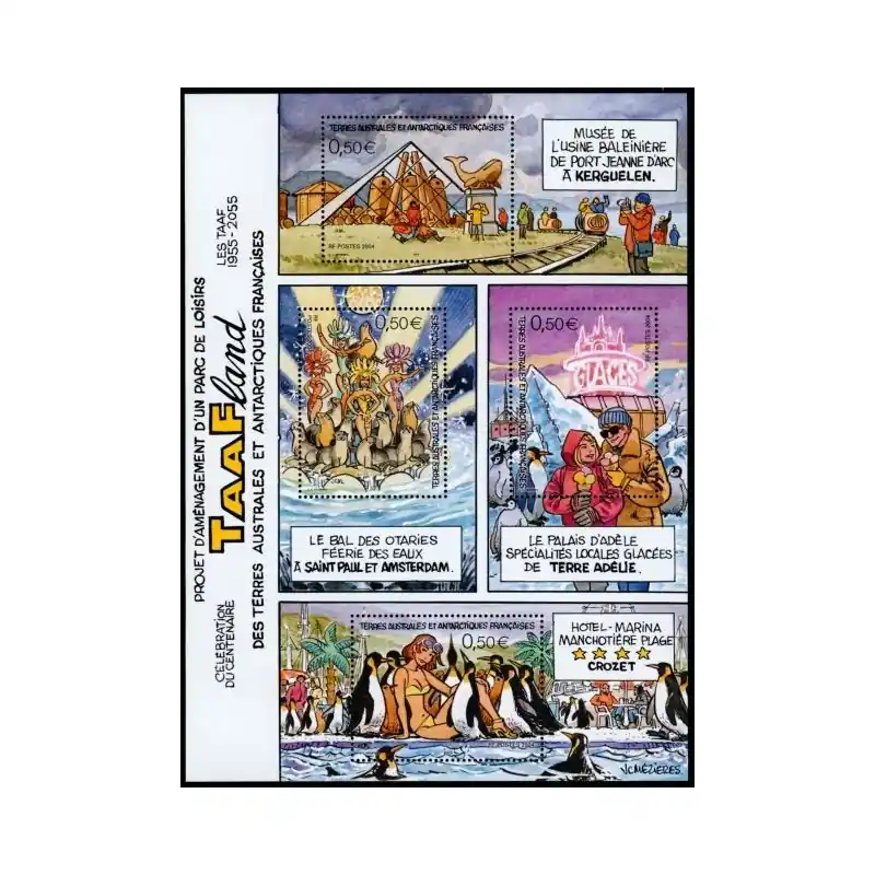 Gros Lot Timbre TAAF n°399 à 402