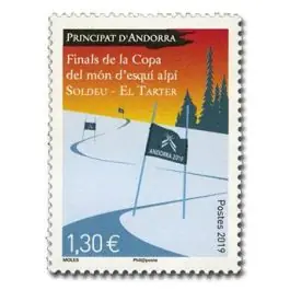 Prix Choc Timbre de collection Andorre Francais - 828