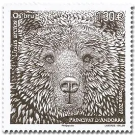 Haute Qualité Timbre de collection Andorre Francais - 837