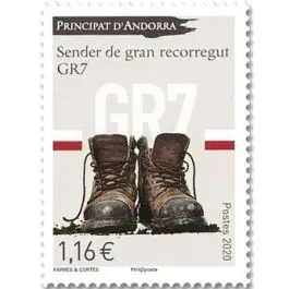 Timbre de collection Andorre Francais - 843 Réduction