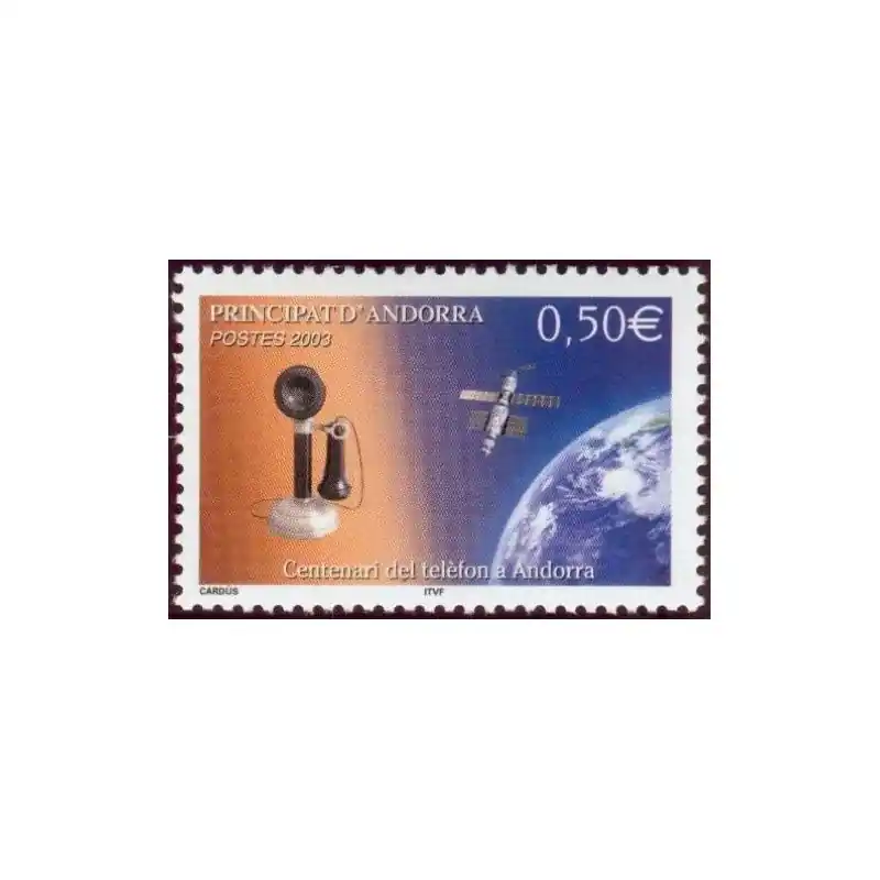 Livraison Mondiale Timbre Andorre Français n°586