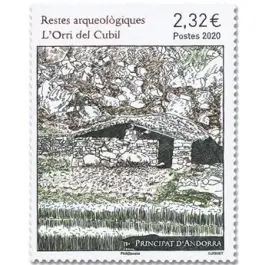 Livraison Express Timbre de collection Andorre Francais - 847