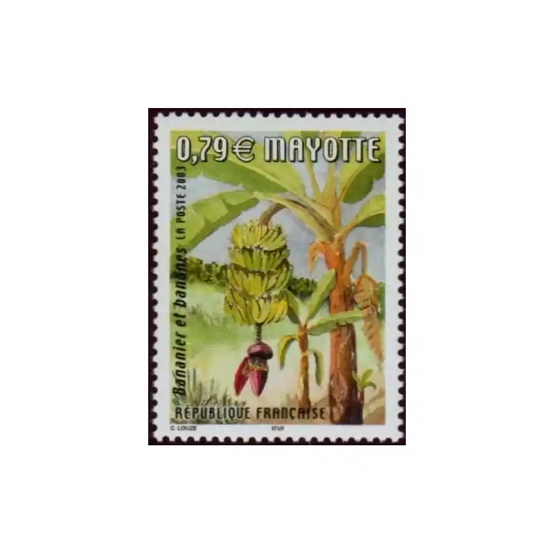 Timbre Mayotte n°141 Bon Marché