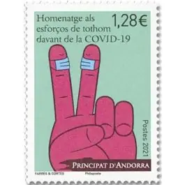 Timbre de collection Andorre Francais - 856 Vente Directe