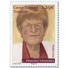 Artisanat Timbre de collection Andorre Francais - 910