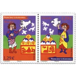 Haute Qualité Timbre de collection Andorre Francais - 911A