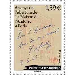 Usine Directe Timbre de collection Andorre Francais - 931