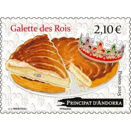 Retour Gratuit Timbre de collection Andorre Francais - 937