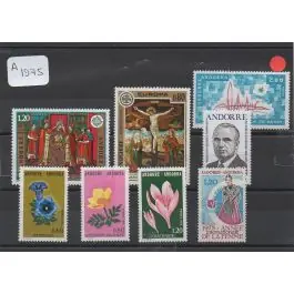 Authentique Timbre de collection Andorre Francais - Anne 1975