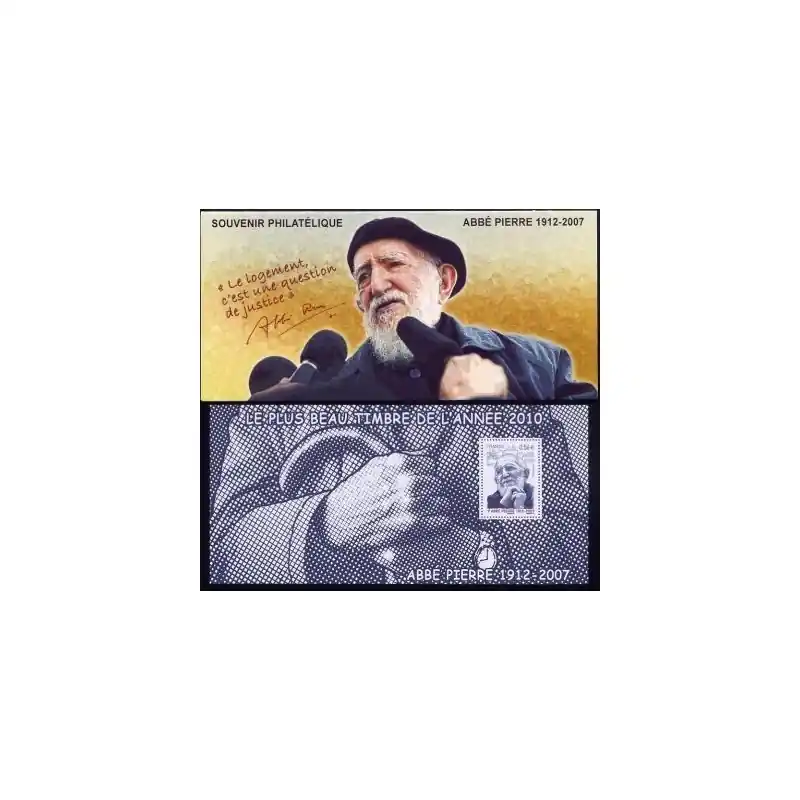 Quantité Limitée Bloc souvenir n° 66 - Abbé Pierre