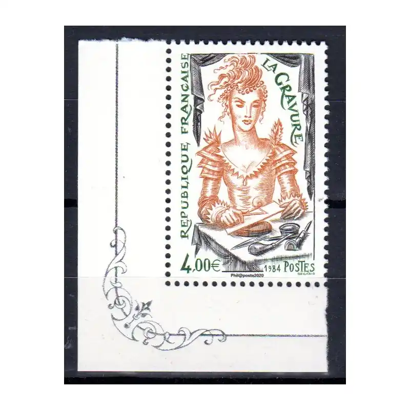 Prix Choc Timbre France 2020 La Gravure Neuf **